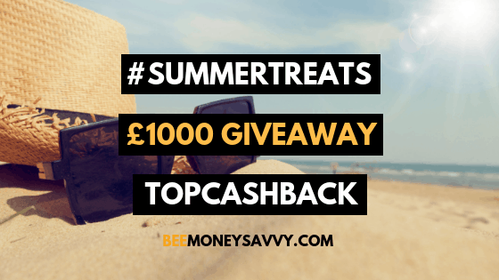 TopCashback: Summer Treats £1000 Giveaway
