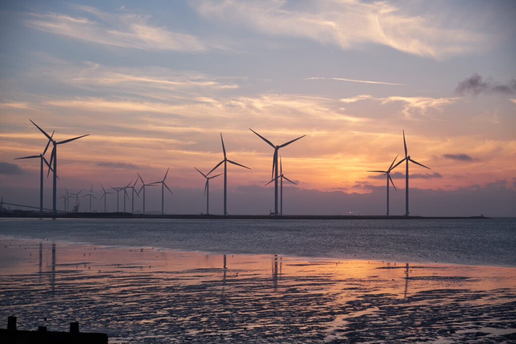 wind turbine farm